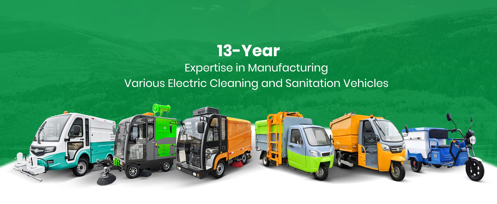 Electric Cleaning and Sanitation Vehicles